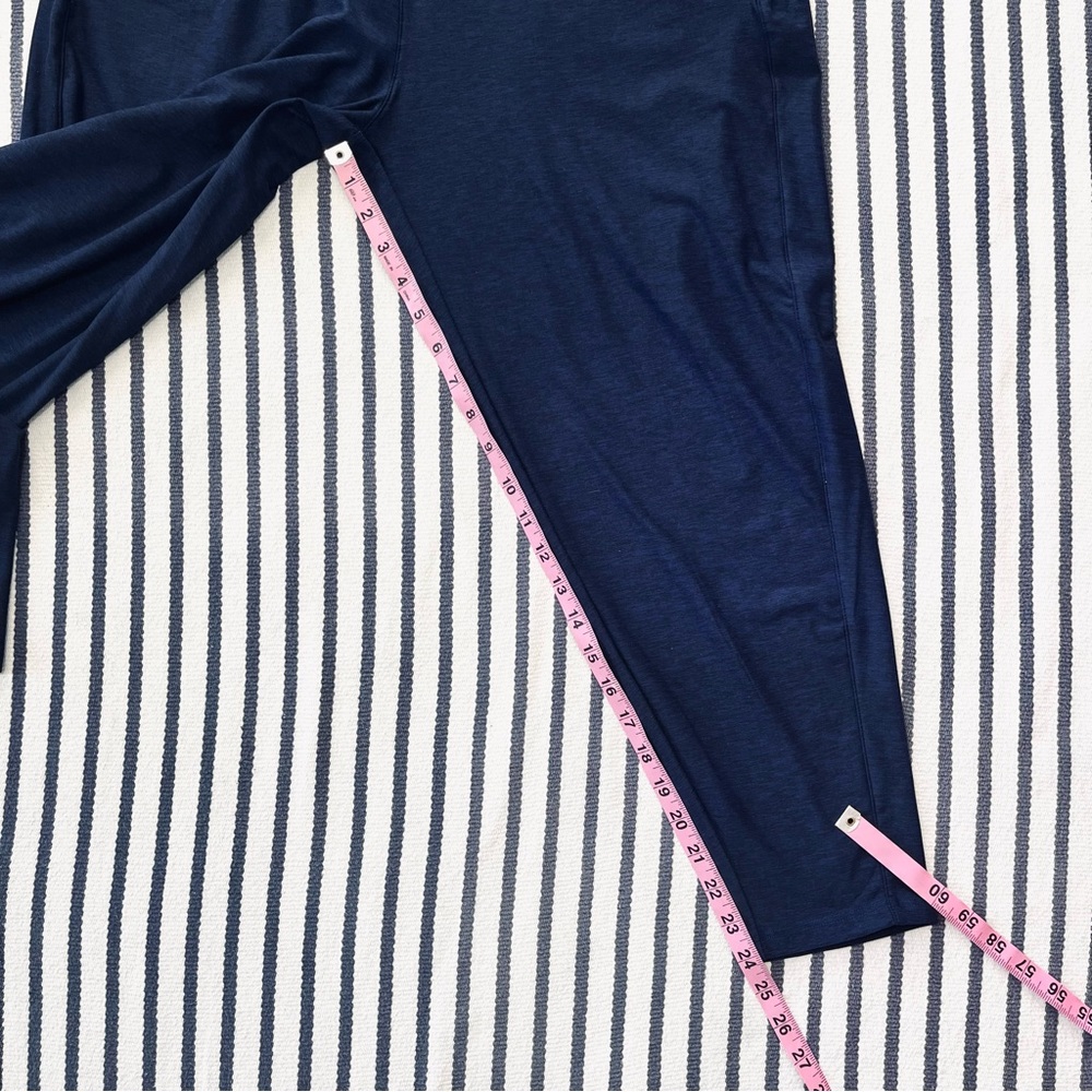 New Balance x Isaac Mizrahi Live Navy Space Dyed Speed Jogger Pants Large - Picture 8 of 11